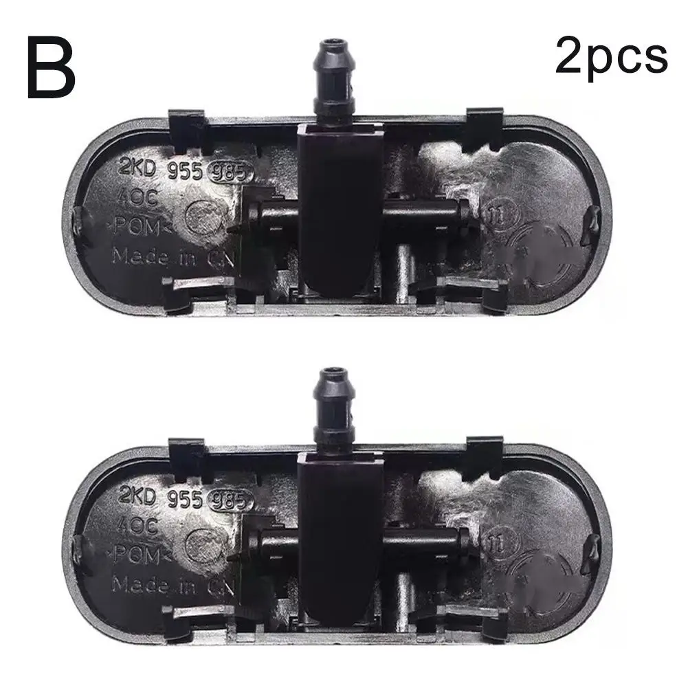 لأودي A3 A4 A5 A6 A7 A8 Q3 Q5 Q7 رذاذ الزجاج فوهة ماء الجبهة الزجاج الأمامي غسالة الفوهات طائرة اكسسوارات السيارات الأساسية #6