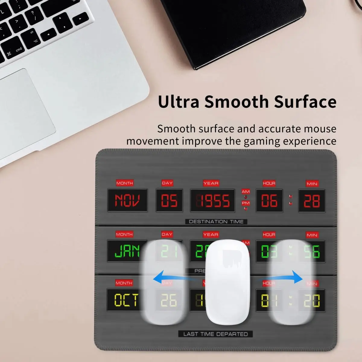 Tappetino per mouse Ritorno al futuro Tastiera per computer Tappetino per mouse Tappetino per scrivania per PC da gioco Accessori per ufficio Tappetini da tavolo