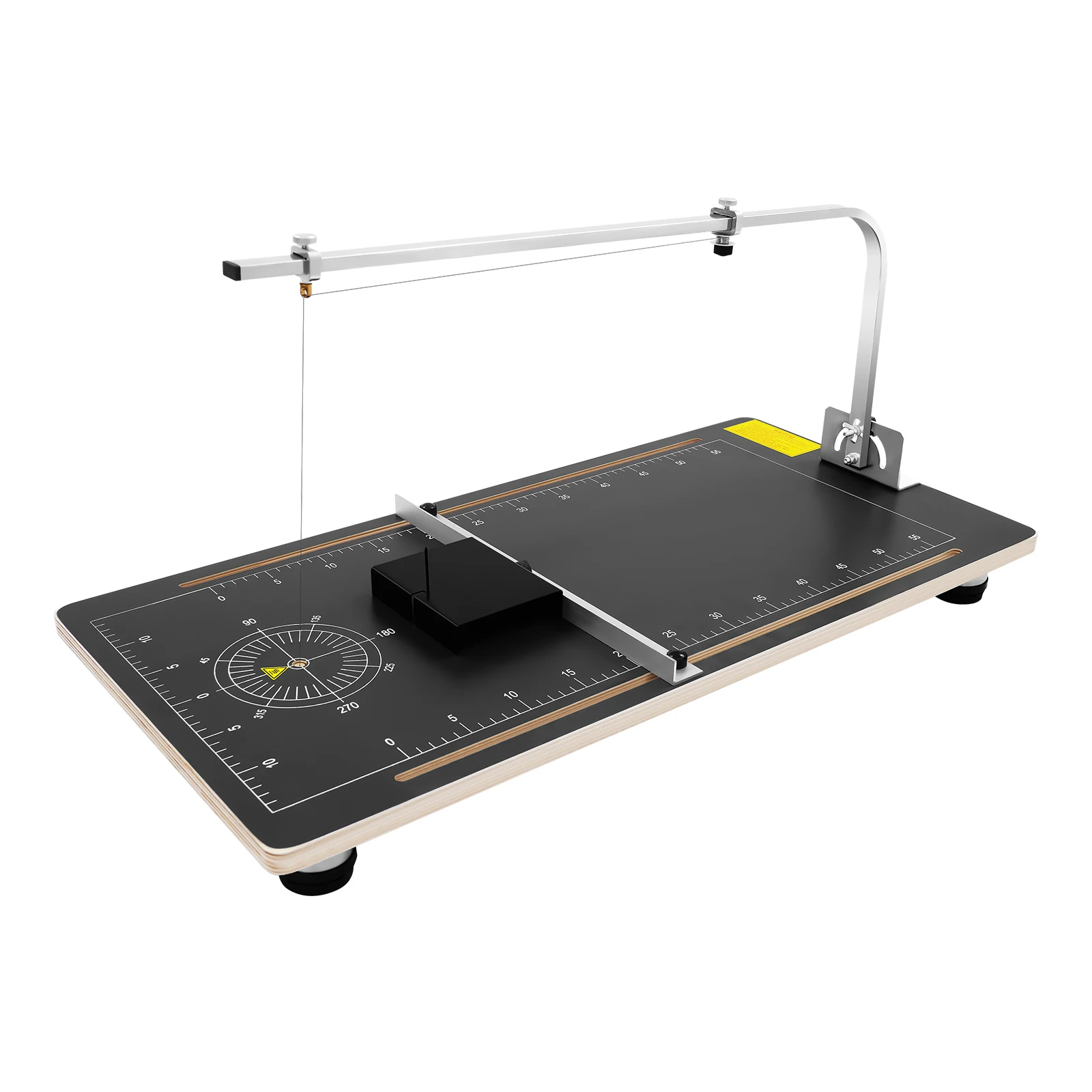 طاولة قطع رغوة الأسلاك الساخنة 38 × 78 سم، آلة قطع الرغوة القابلة للتعديل، قاطع الأسلاك الساخنة 24 وات توافق واسع 50-300 ℃