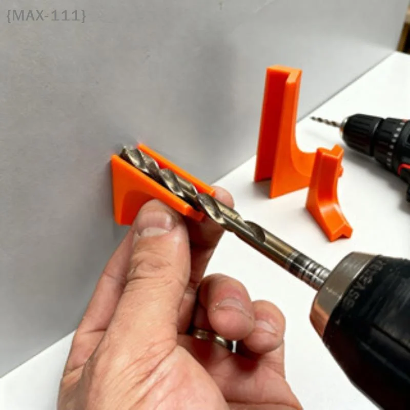 【MAX-111】3Pcs V-Shaped Drilling Guide Rail - Vertical Square Positioning Tool Wear-Resistant for Accurate Drilling【W1】
