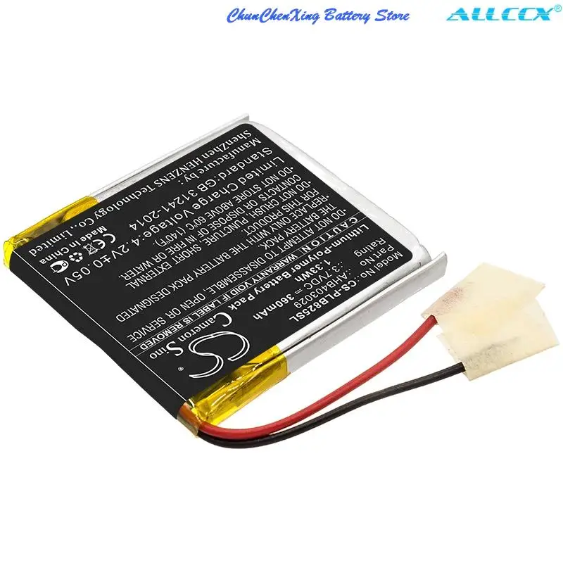 

100% NEW 360mAh Wireless Headset Battery AHB403029 for Plantroni Voyager Focus B825,Voyager Focus B825-M