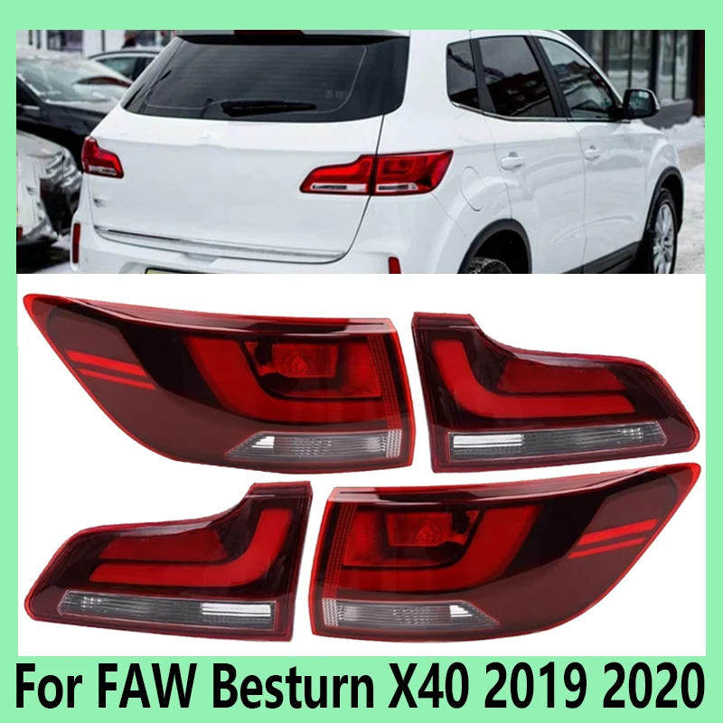 

Задний бампер стоп-сигнал для FAW Besturn X40 2019 2020, указатель поворота, задний фонарь в сборе, парковочный фонарь заднего хода