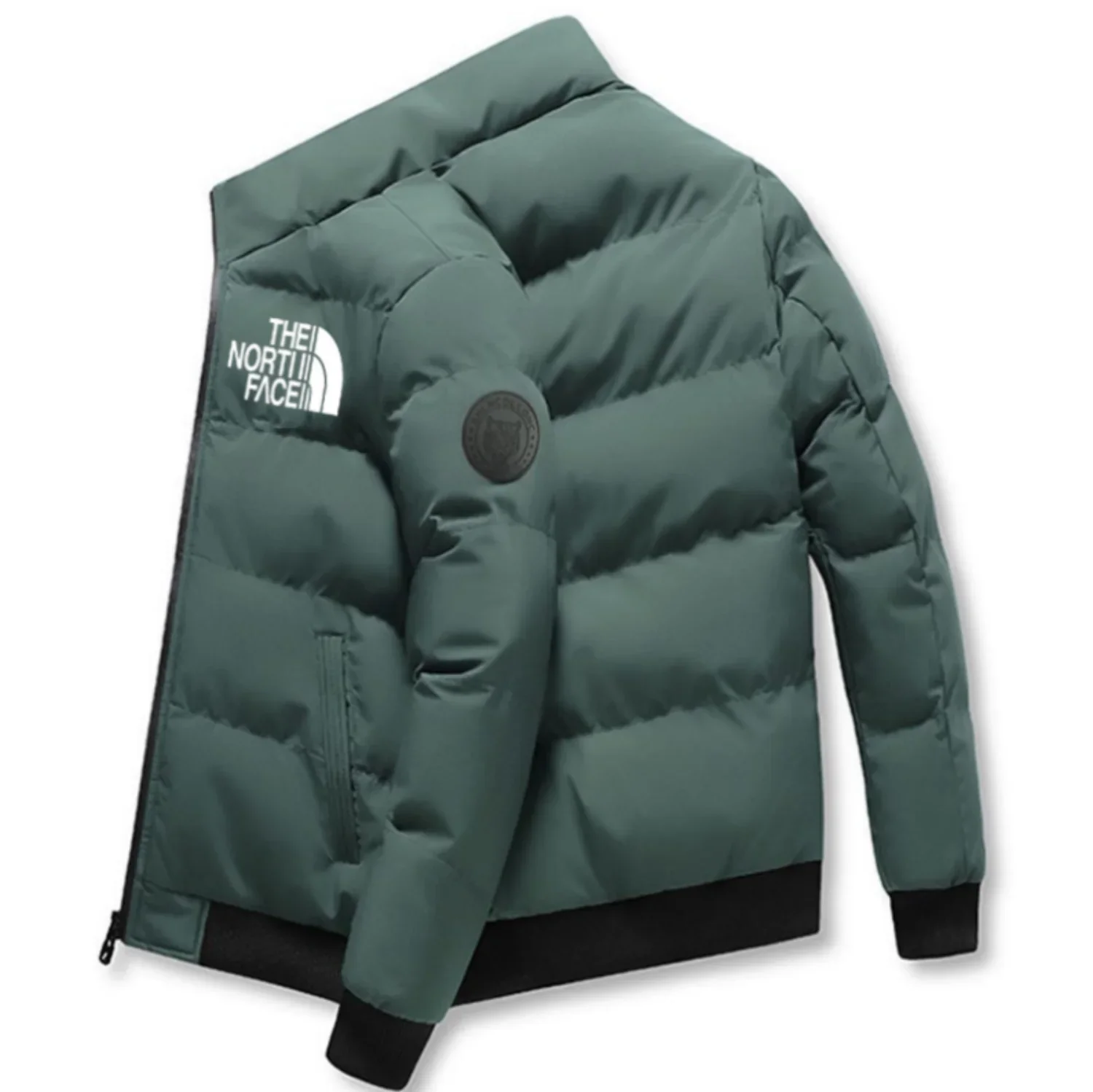 2025 winter fashion men's coat coat standing collar youth vitality leisure coat M-3XL