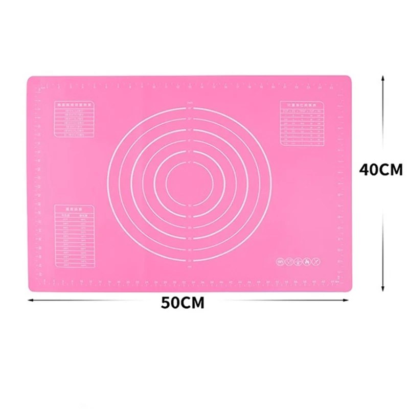 Rolling Mat Kneading Mat Thickened Silicone Pizza Dough Mat Household Panel Baking Tools image 6