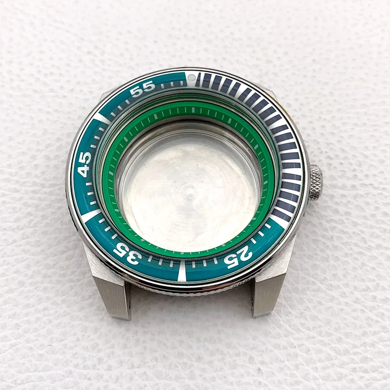 حافظة Mod King Samurai تناسب NH34 NH35 7S تاج الحركة عند 3.0 SRPF Samurai Series للرجال حافظة ساعة مقاومة للماء 200 متر