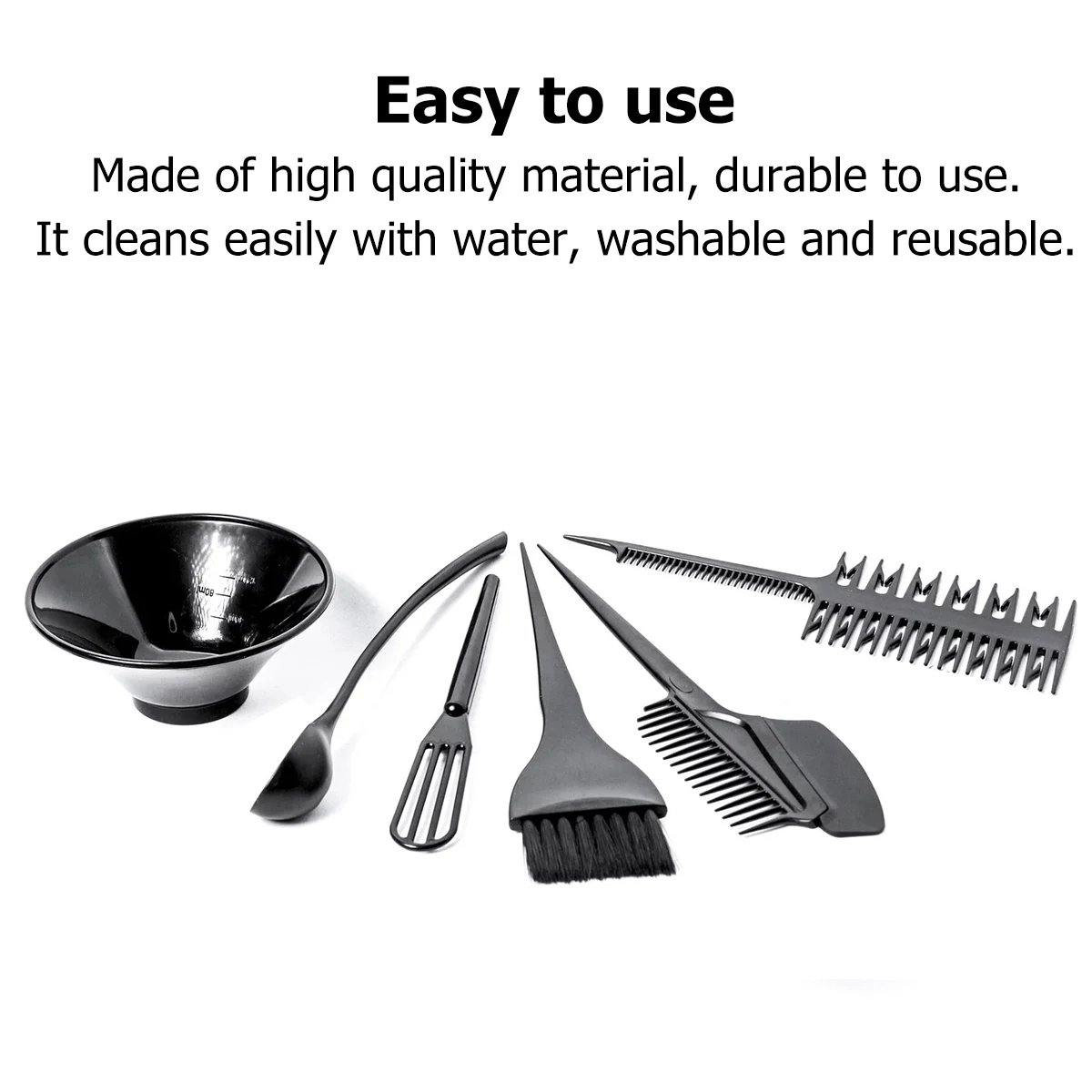 

Dyeing Bowl Set Hair Brush Kit Suite Highlights Plastic Brushes Accessory Board