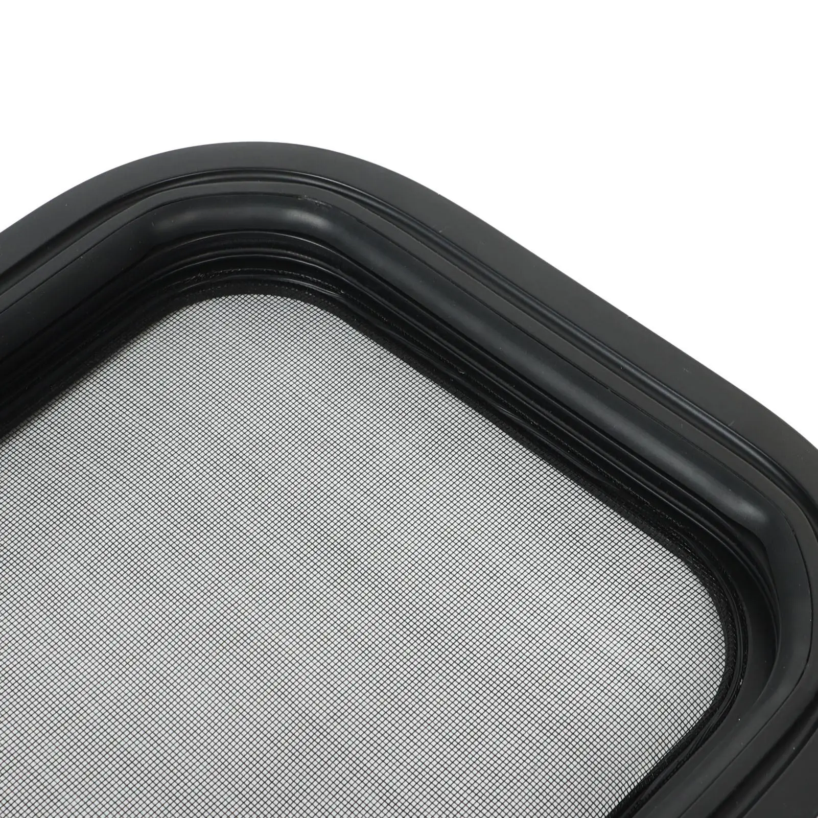 900x300mm Round Angle Sliding RV Window - Black Tempered Glass Shade for camper Trailer