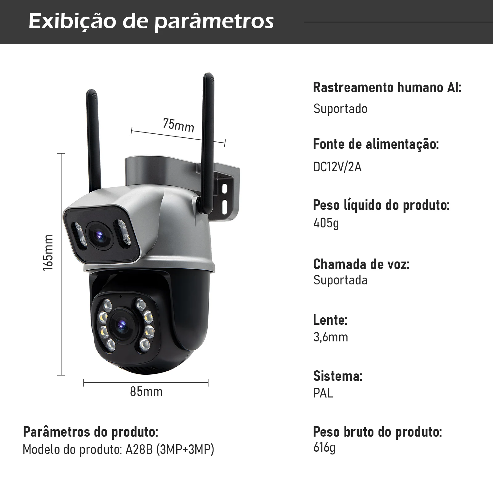 cameras vigilância wifi，icsee，4k，Chamada de Voz Bidirecional，HD 3MP,camera de segurança，monitor，wifi 360 inteligente，Bluetooth