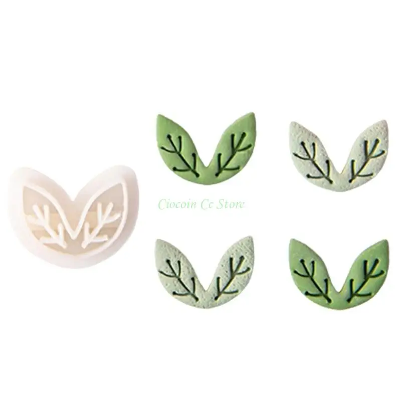 X90F Flower Clay Cutter Flower Clay Earring Cutter Clay Molds Clay Earring Cutter for Clay Jewelry Making