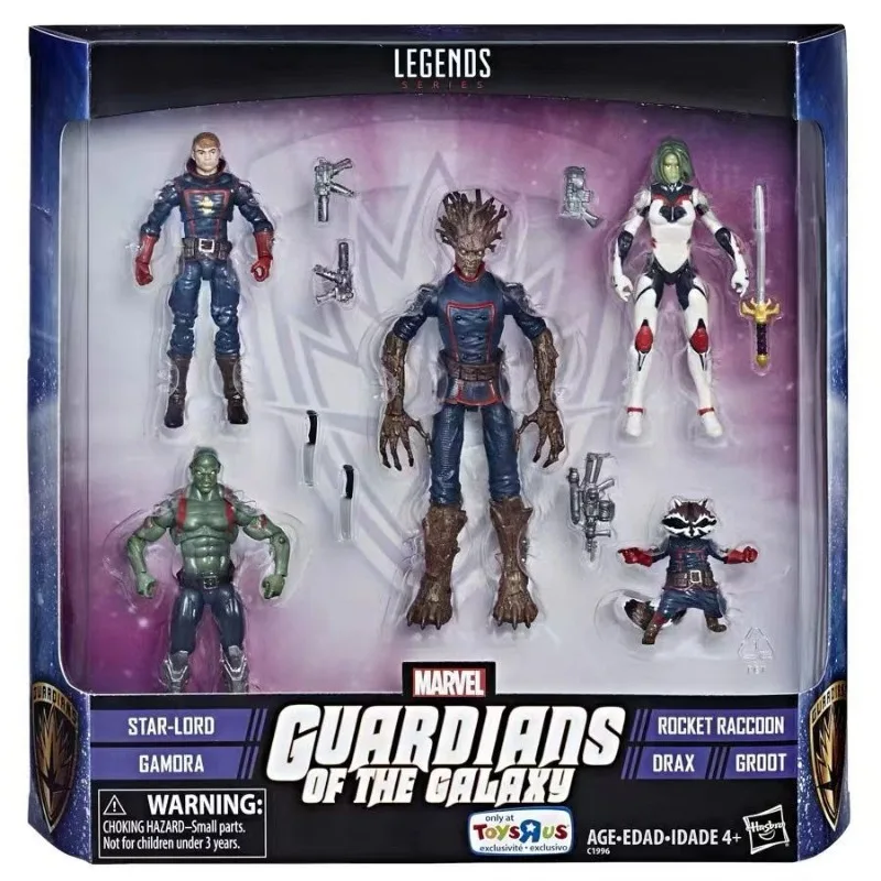 

Genuine Hasbro Guardians of The Galaxy Figure 3.75-inch Movable Doll StarLord Groot Rocket Raccoon Gamora Toy