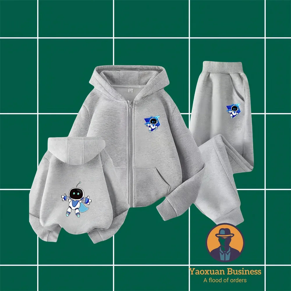 

Astro Bot Game 2025 Baby Summer Clothing Children's Clothing from 1 to 12 Years Old Boys' Children's Suits for Girls and Boys