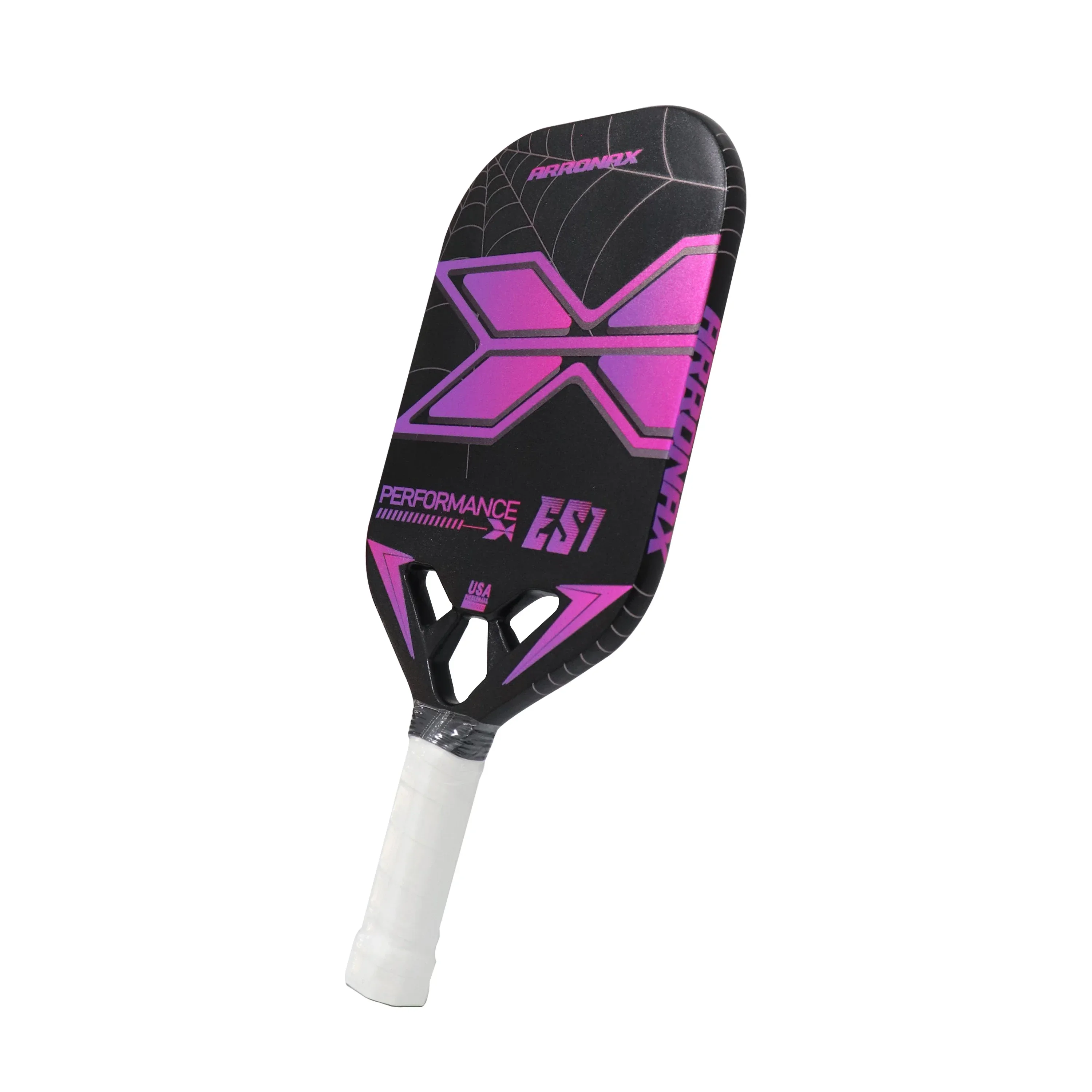 Racchette da paddle per pickleball in fibra di carbonio, rotazione massima, bordo Aero Guard, nucleo da 13 mm, peso medio 8,8 once.