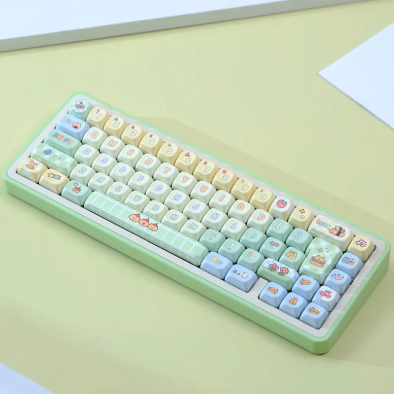 Imagem -05 - Pbt Material Outing Dye Sublimação Keycap Grupo 129 Key Foa Profile mx Switches Teclado Mecânico Gaming Outono