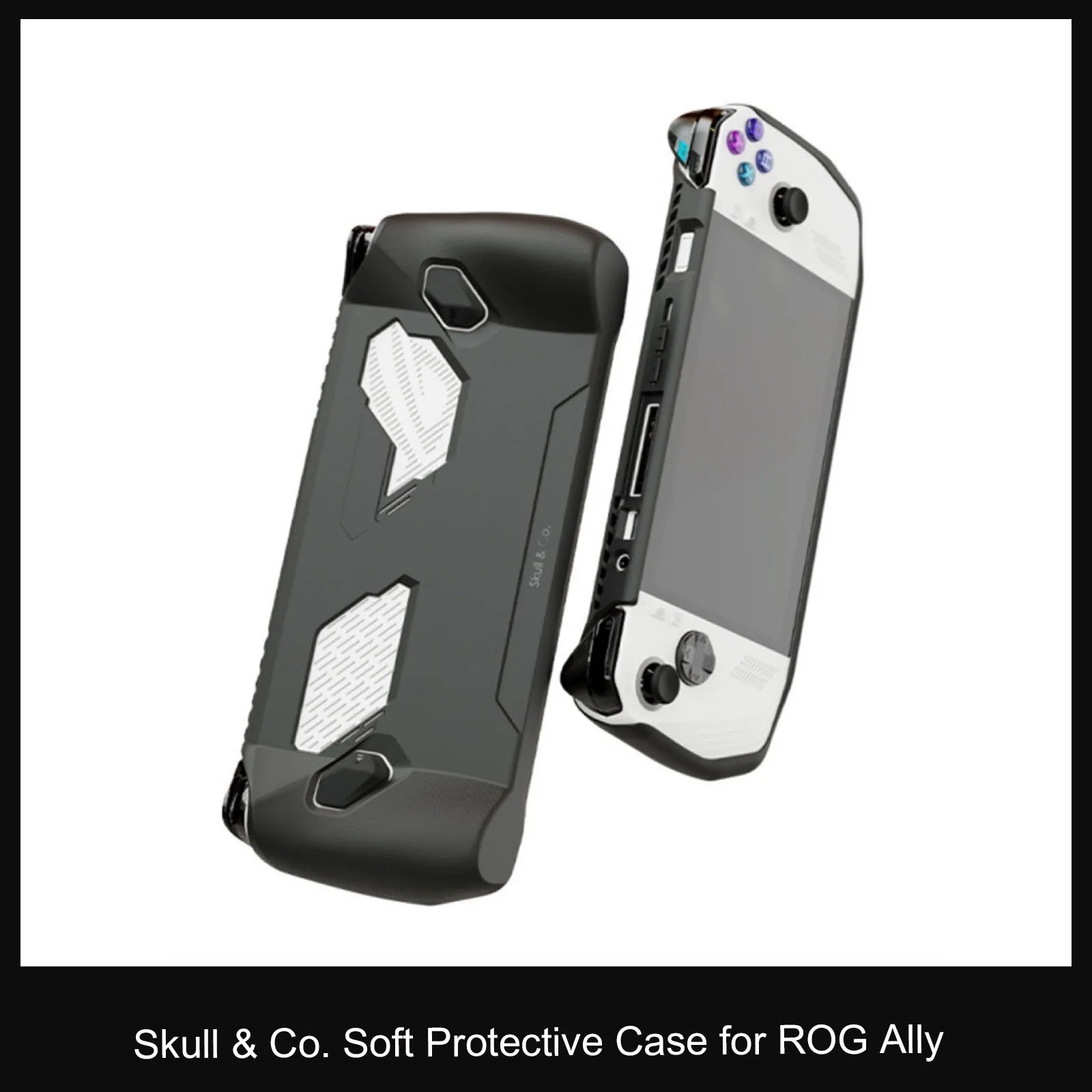 Skull & Co. GripCase Ally Soft Protective Case Standable Cover Shell for ROG Ally Game Accessories