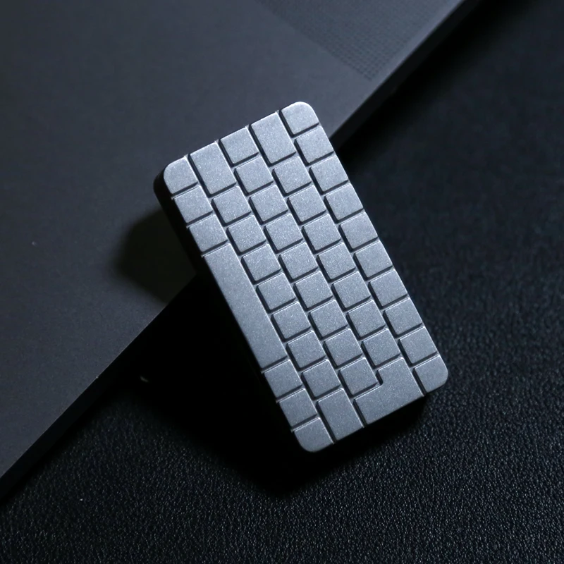 Keyboard EDC Fidget Slider Magnetic Hand Push Sliders Adults Metal Antistress ADHD Tools Stress Relief Anti-anxiety Fidget Toys