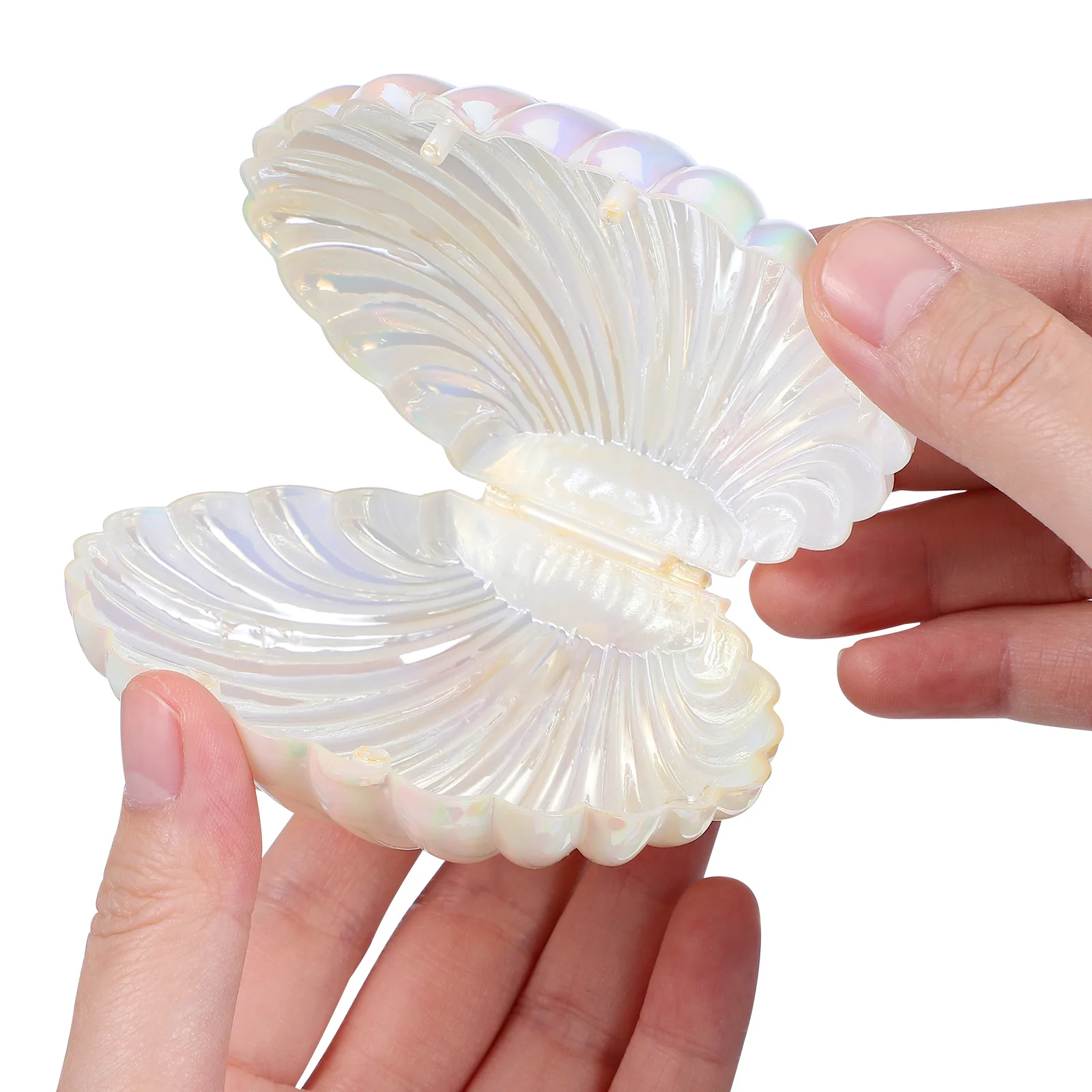 

30 Pcs Candy Box Seashell Shaped Wedding Party Favor Boxes Small PP Gift Packaging Decorative Storage Birthday
