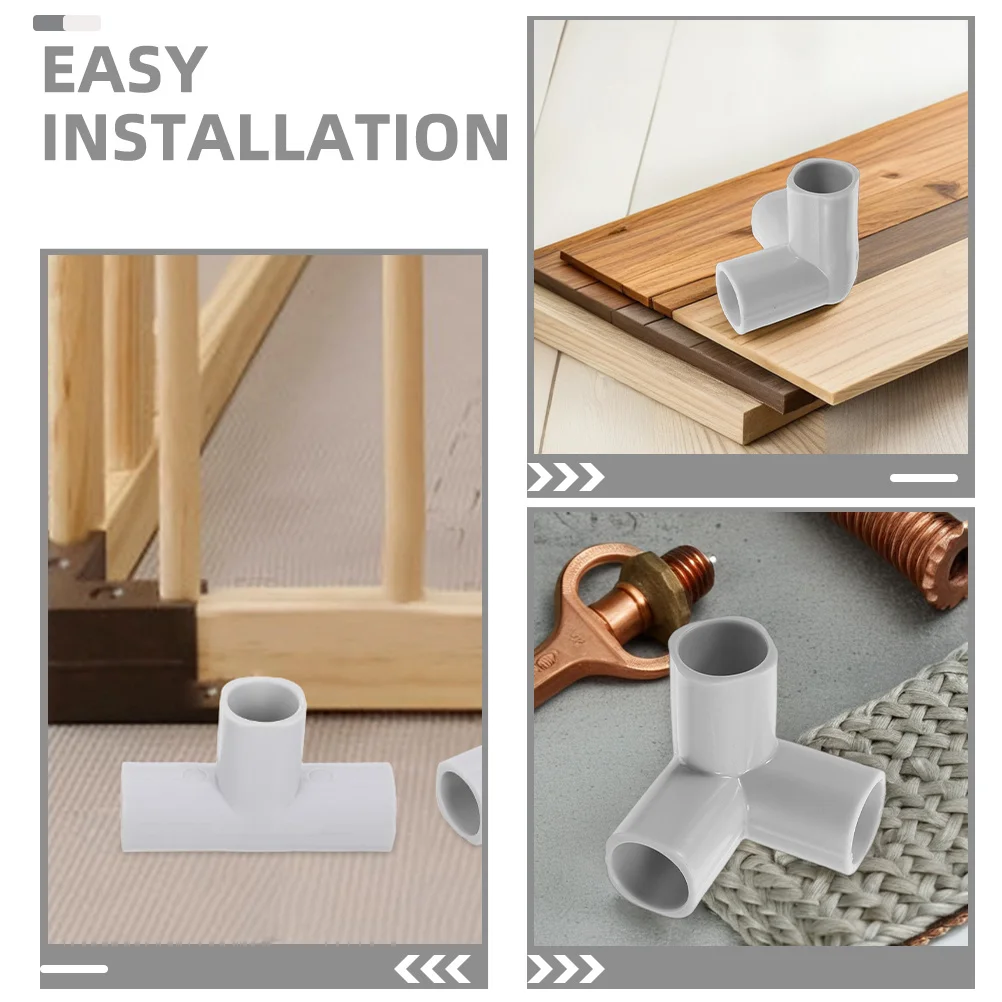 6 قطعة 3 طريقة المحملة تركيبات الأثاث الصف موصلات لأقلام اللعب والأسوار المنزلية سهلة التركيب انفصال وتنظيف أنيق