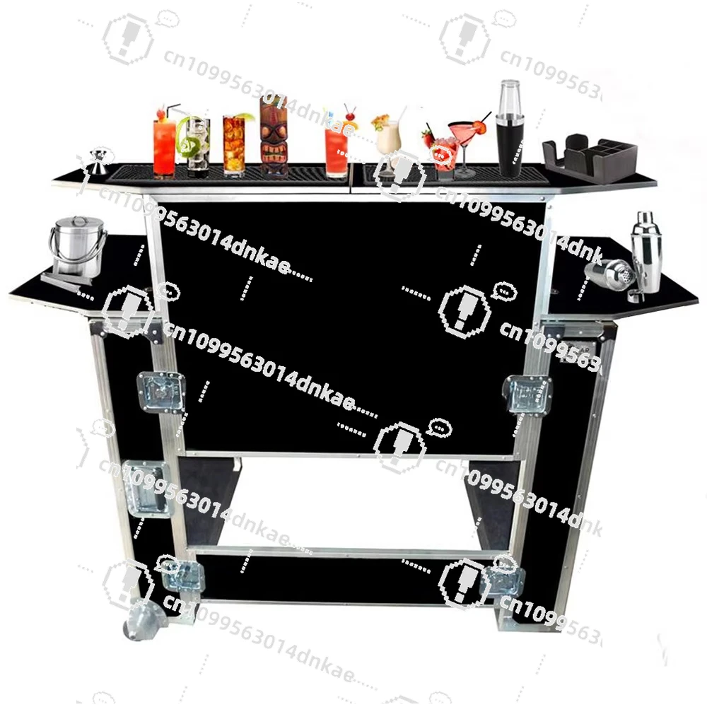 Portable Folding Mobile Bar European And American Style Outdoor Cocktail Airbox for Party And Gathering