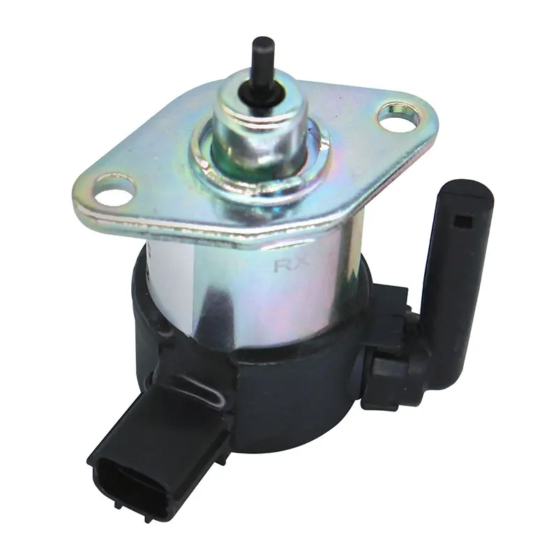Fuel Shutoff Solenoid 12V 1C010-60017 1C010-60010 Compatible with  Engine V3300 V3300-DI V3300-DI-T V3300-T V3600 V3600-T