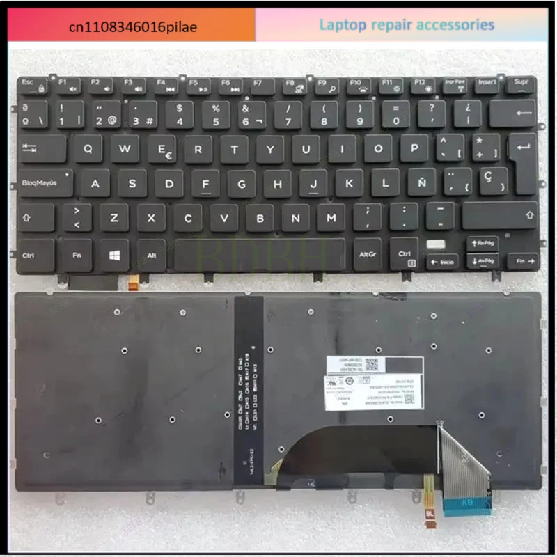 SP/US NEW laptop keyboard For DELL Precision 5510 5520 5530 5540 M5520 XPS 15-9550 M5510 D1728 D1828T 5510 9550R 1828S