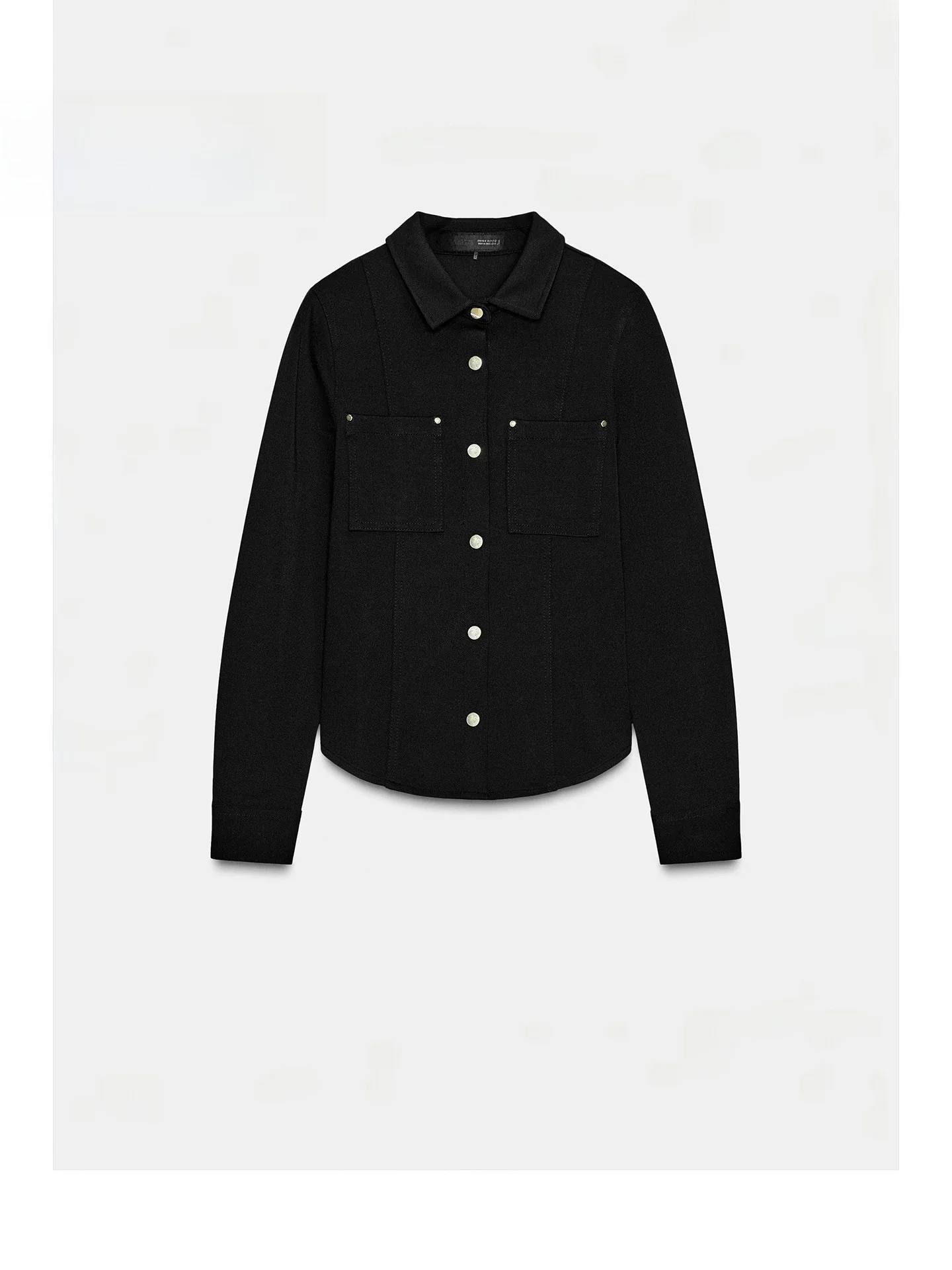 

Retro Sli Long Sve Slim Fit Casual Pleated irt Women's Slimming Turn-down Collar Winter New Arrival Ladies' irt