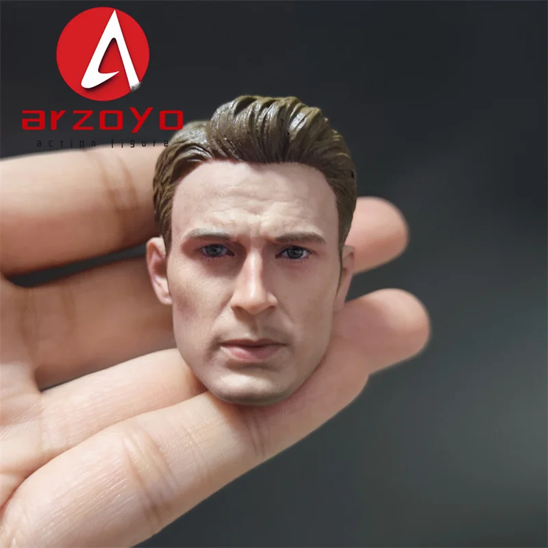 1/6 Scale Head Carving Chris Evans Steve Roger Head Suitable For Encapsulating Muscle Body TBL JIAOU Male Body