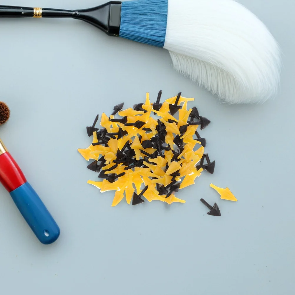 120 Stuks Dier Mond Accessoires Plastic Snavel Voor Mini Papegaai Mond Diy Kuiken Onderdelen Simulatie Vogel Snavel Craft Supplies Puppets