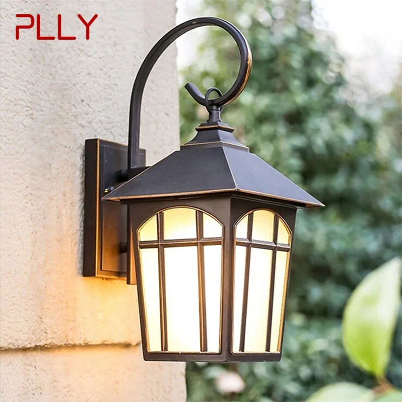 PLLY Contemporary LED Outdoor Wall Lamps Electric Simplicity Waterproof Balcony Hallway Courtyard Villa Gate Hotel