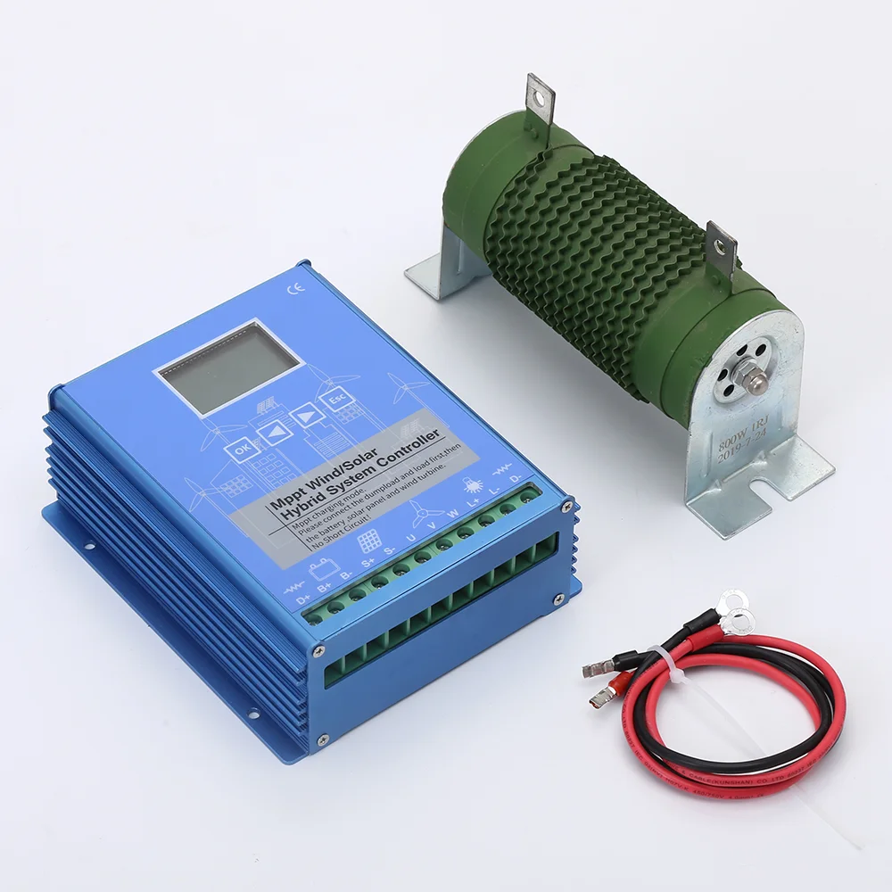 MPPT Wind Solar Hybrid Charge Controller Wind 1500W & Solar 600W 12/24V Automatic Hybrid Controller With Dump Load Resistor