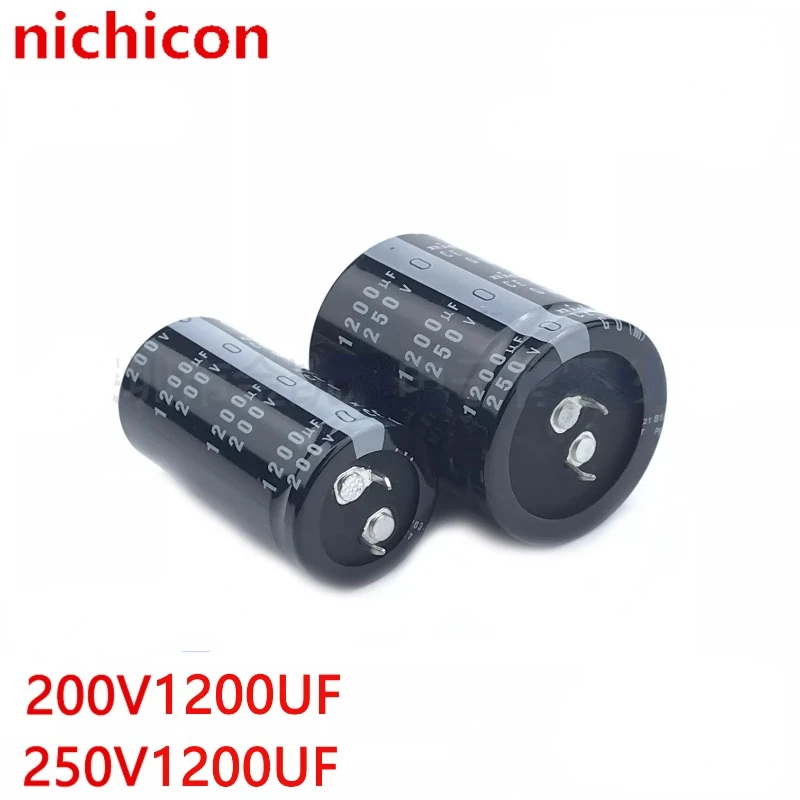 Condensador electrolítico de aluminio, condensador de 200V, 1200uf, 250V, 1200uf, Nichicon 22/25x50, 30x35/40/45/50, 35x35mm, 1200uf, 1 piezas