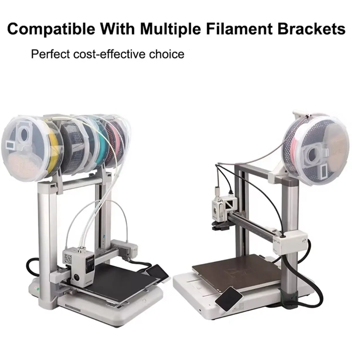 3PCS 3D Printing Filament Dry Box 1KG Storage Case Dustproof Anti-Moisture Sealed Box Wall-Mounted for Filament Holder