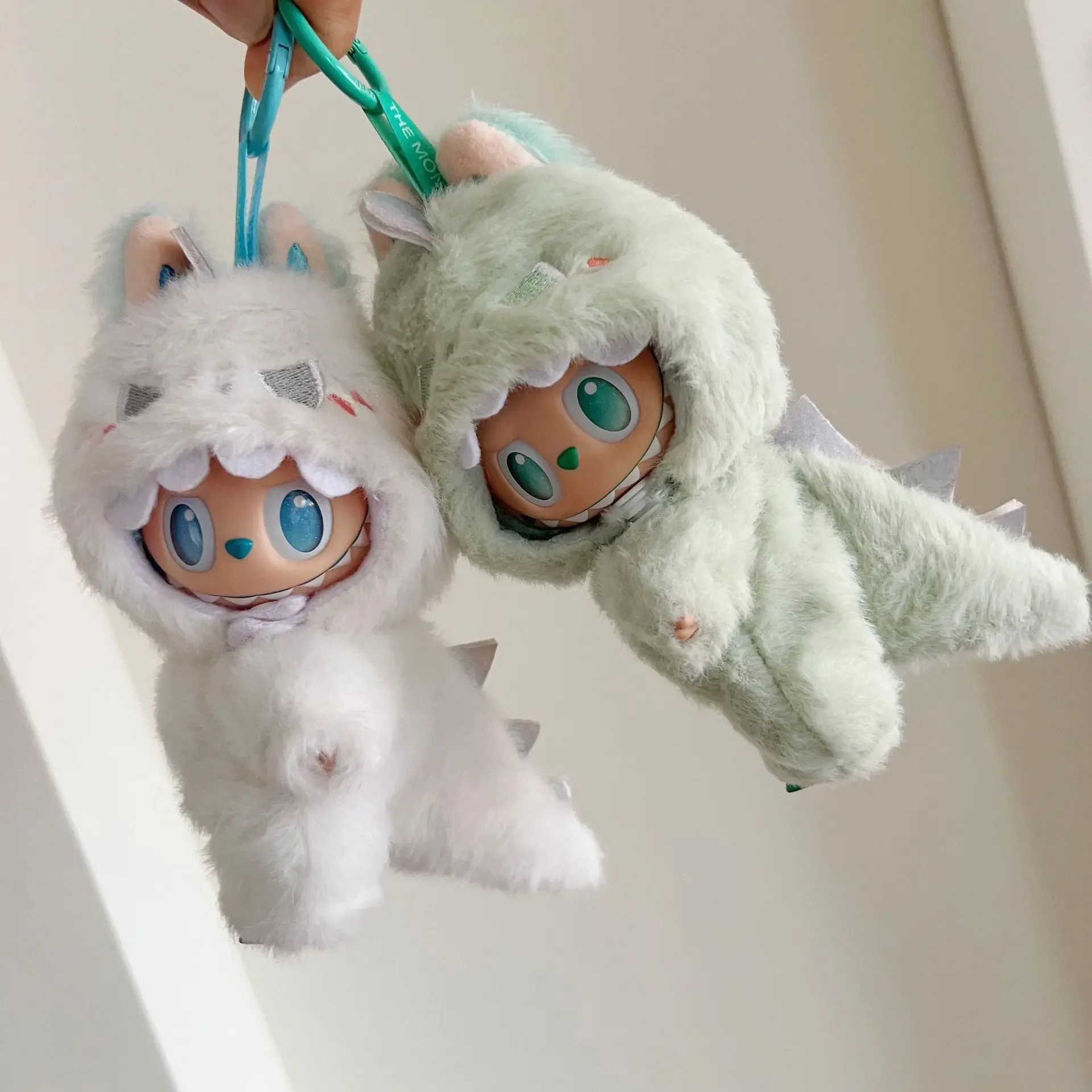 新しい恐竜の服 ラブブ V1 V3 ハートスタイル ぬいぐるみ一体型恐竜セット 17cm ラブブ人形用アクセサリー クリスマスギフト