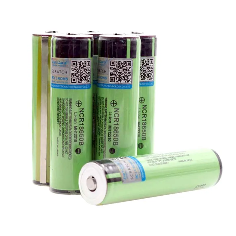 بطارية أصلية محمية جديدة قابلة لإعادة الشحن 18650 NCR18650B 3400mah مع PCB 3.7 فولت لبطاريات المصباح