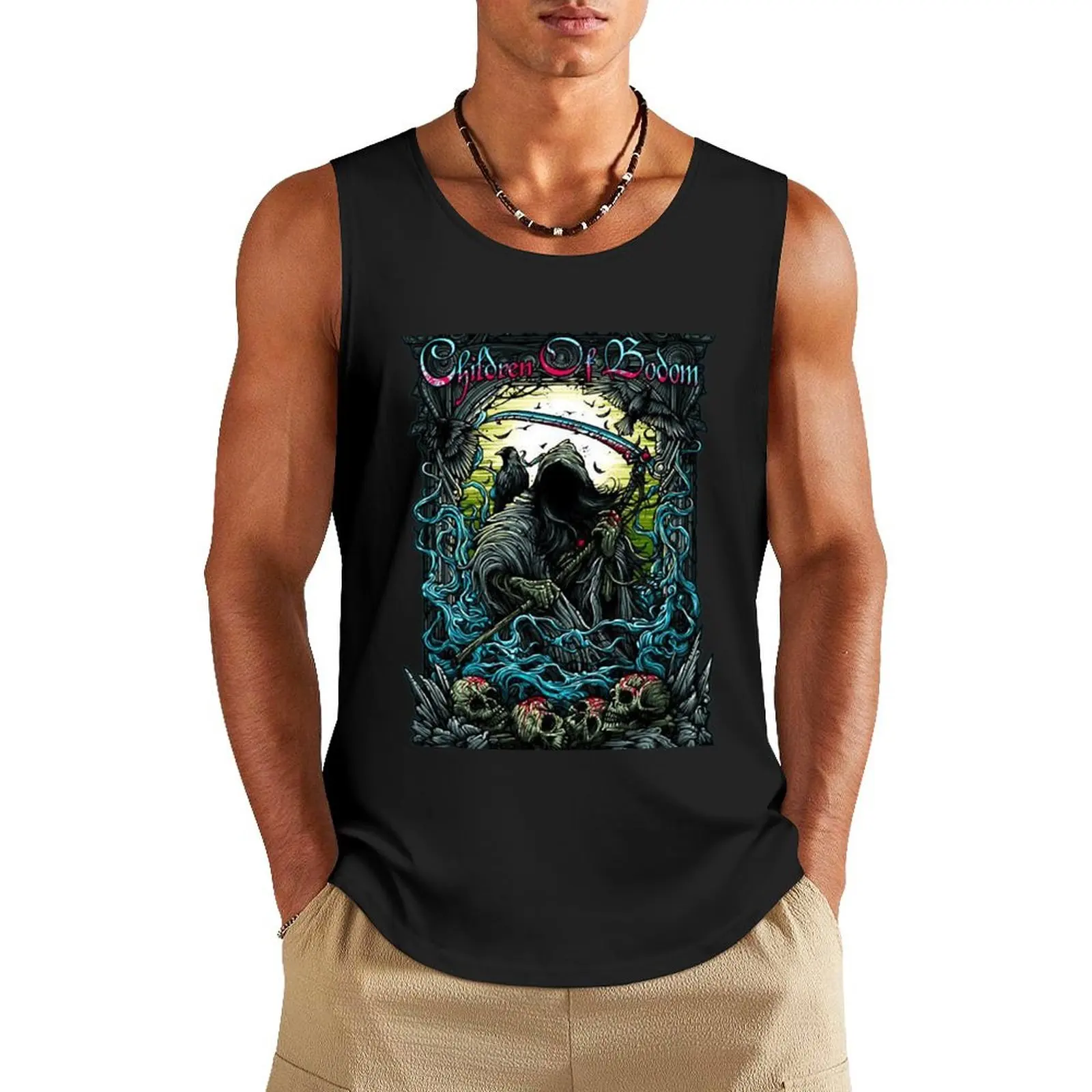 

Children of Bodom Tank Top Men's gym t-shirts T-shirt sports