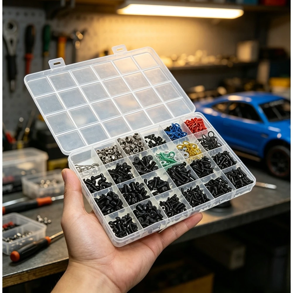 RC Car Upgrade Parts M3 M4 Hex Screw Repair Kit For 1/8 1/10 Traxxas HPI Arrma SCX10 HSP custom size Replacement Accessory