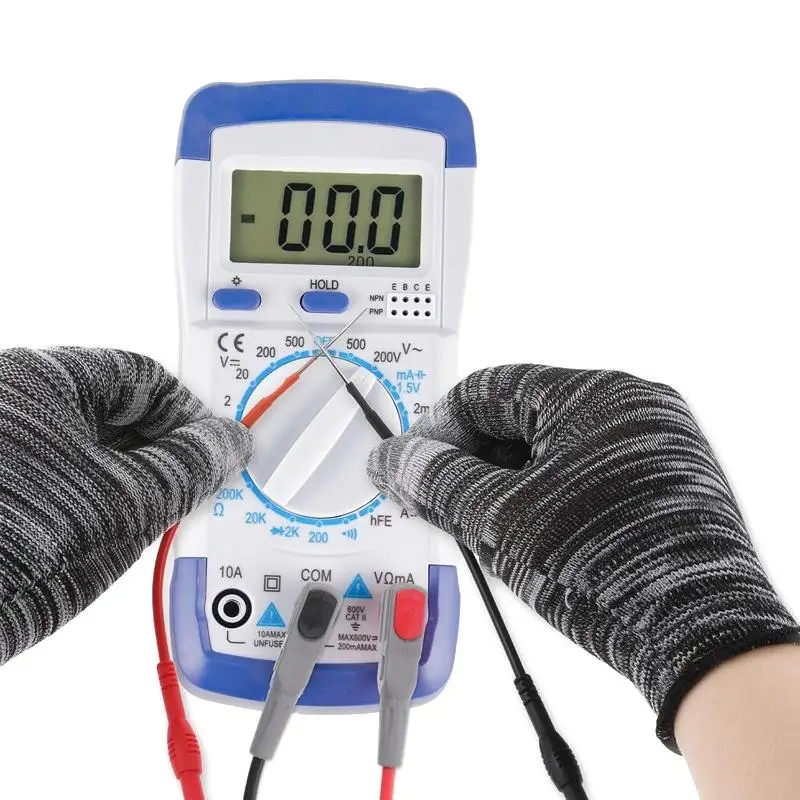 4mm Female Adapter Cable Pin Plug Terminal Wire Multimeter Hook Banana Plug Test Le-ads Silicone Flexible Spoon Back Probe