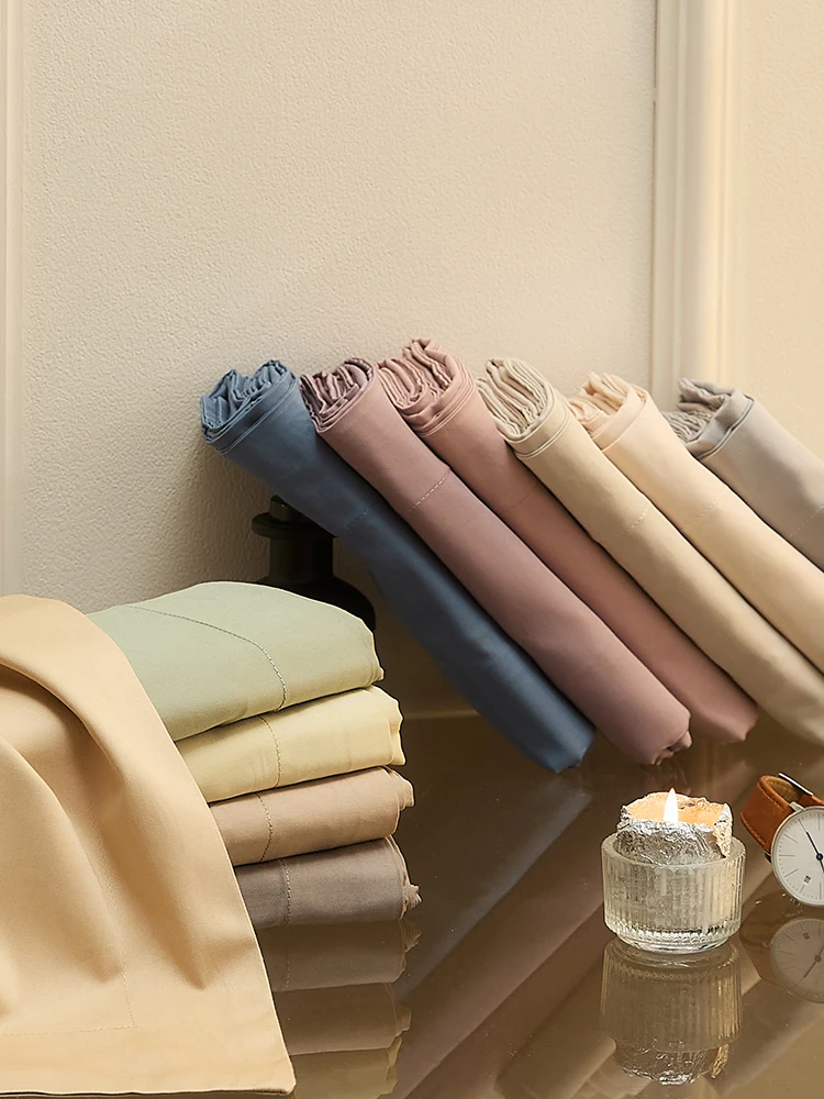 

00% Long Staple Cotton Pillowcase Single 48x74cm Simple Color Wide Single Person Whole Head Pillowcase