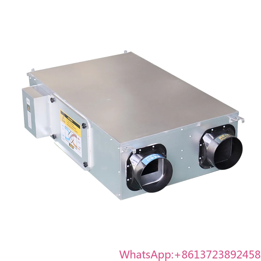 

Household intelligent ventilation system, household fresh air system, silent indoor ERV heat recovery ventilation