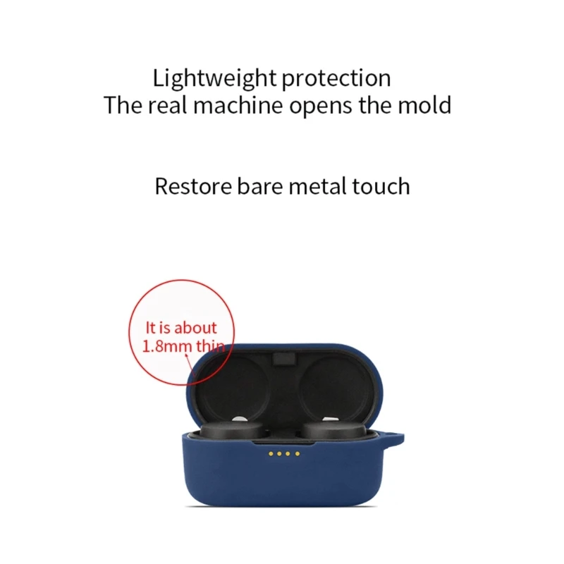 Protective Carrying Case Shockproof Suitable for DenonPerL Headphone Dustproof Housing Washable Charging Box Sleeve