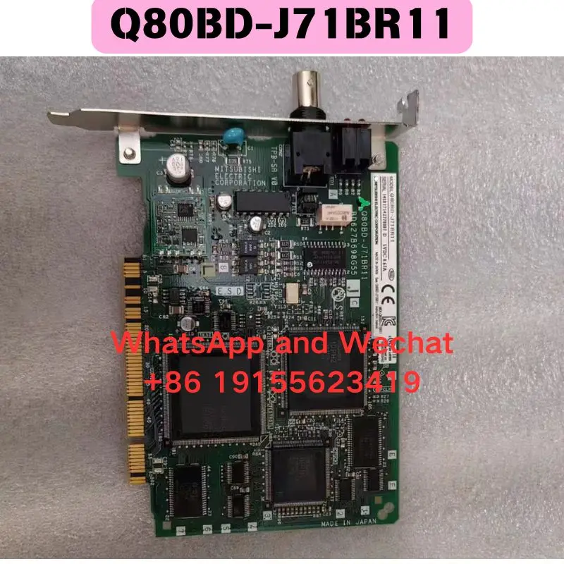 Used Q80BD-J71BR11 Communication card Functional test OK Fast delivery