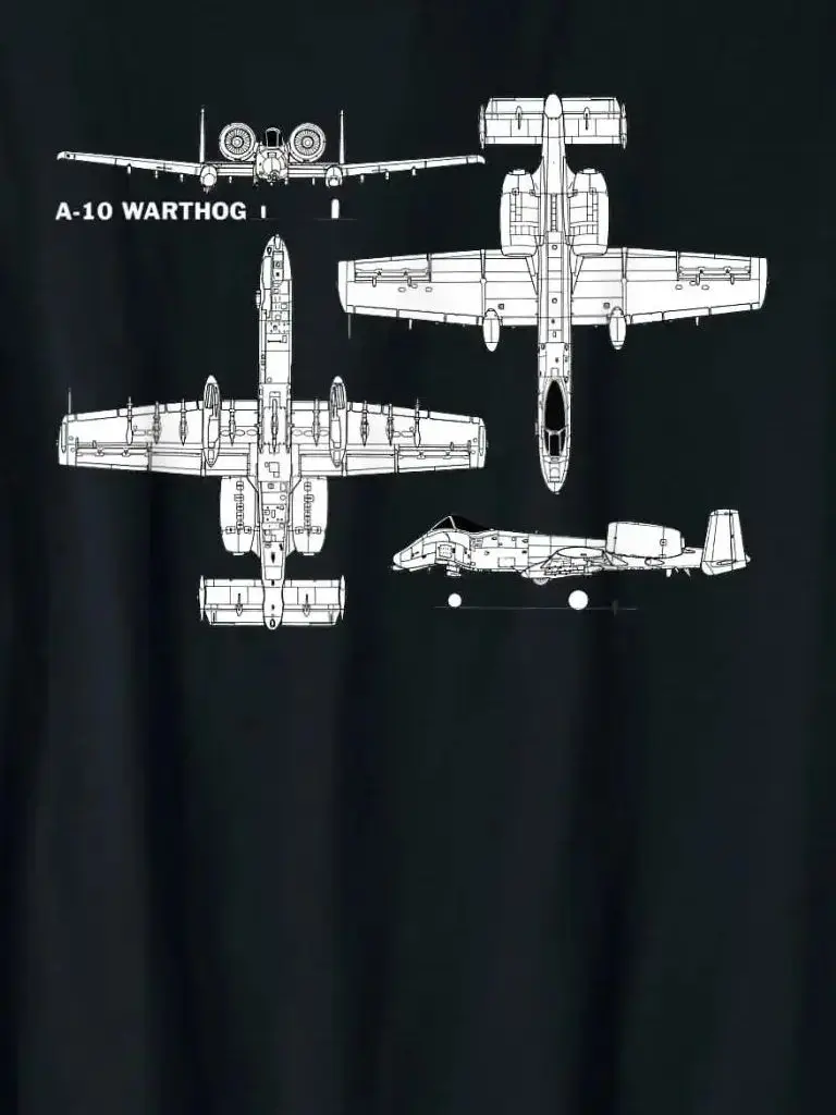 A-10 Warthog Military Aircraft Men T-Shirt Short Sleeve Casual 100% Cotton O-Neck Summer TShirt