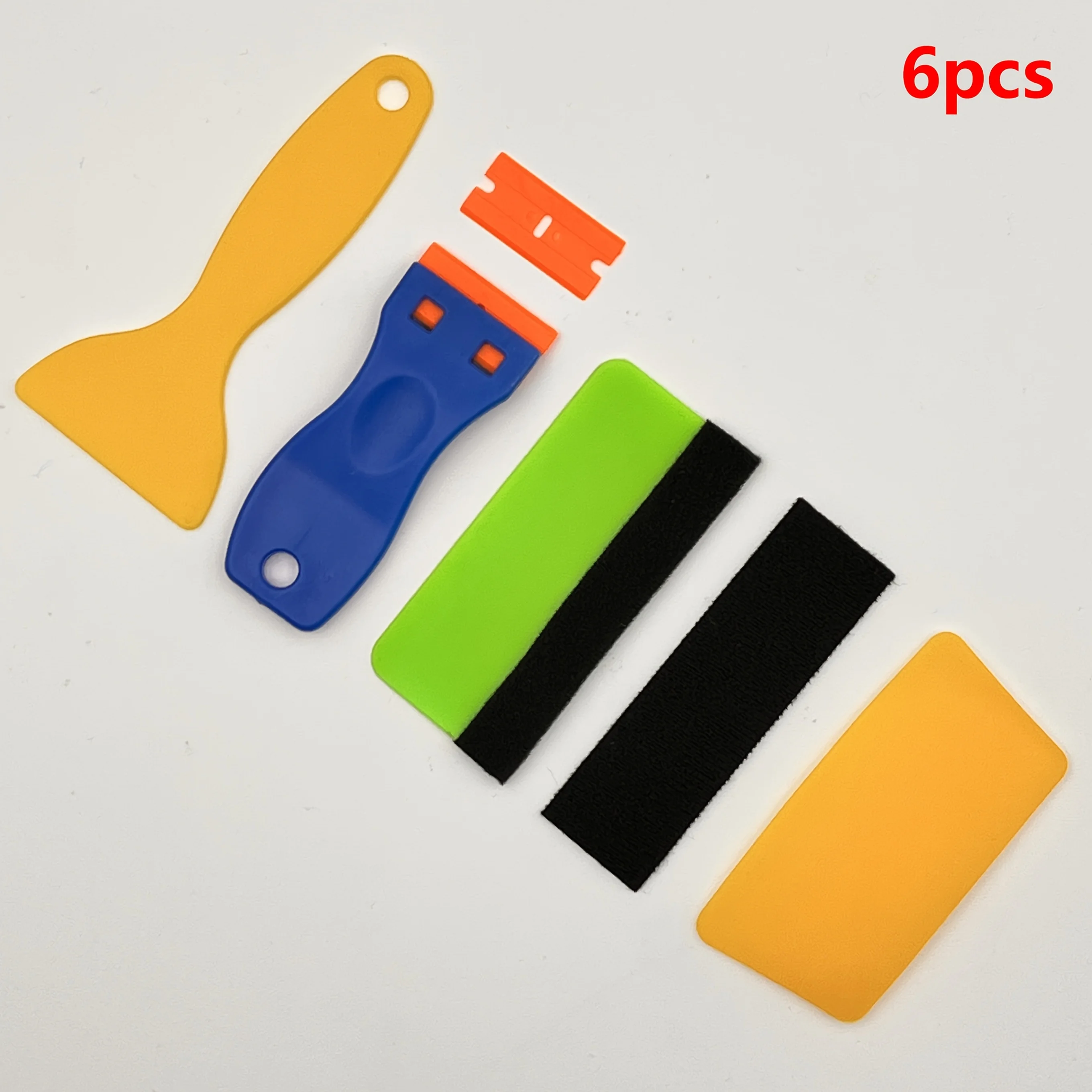 Auto Wrap Tool 23/6pcs Includes Microfiber Covered Squeegee Edge Trimmer and Hook Cutter for ScratchFree Car Wrap Decal Removal