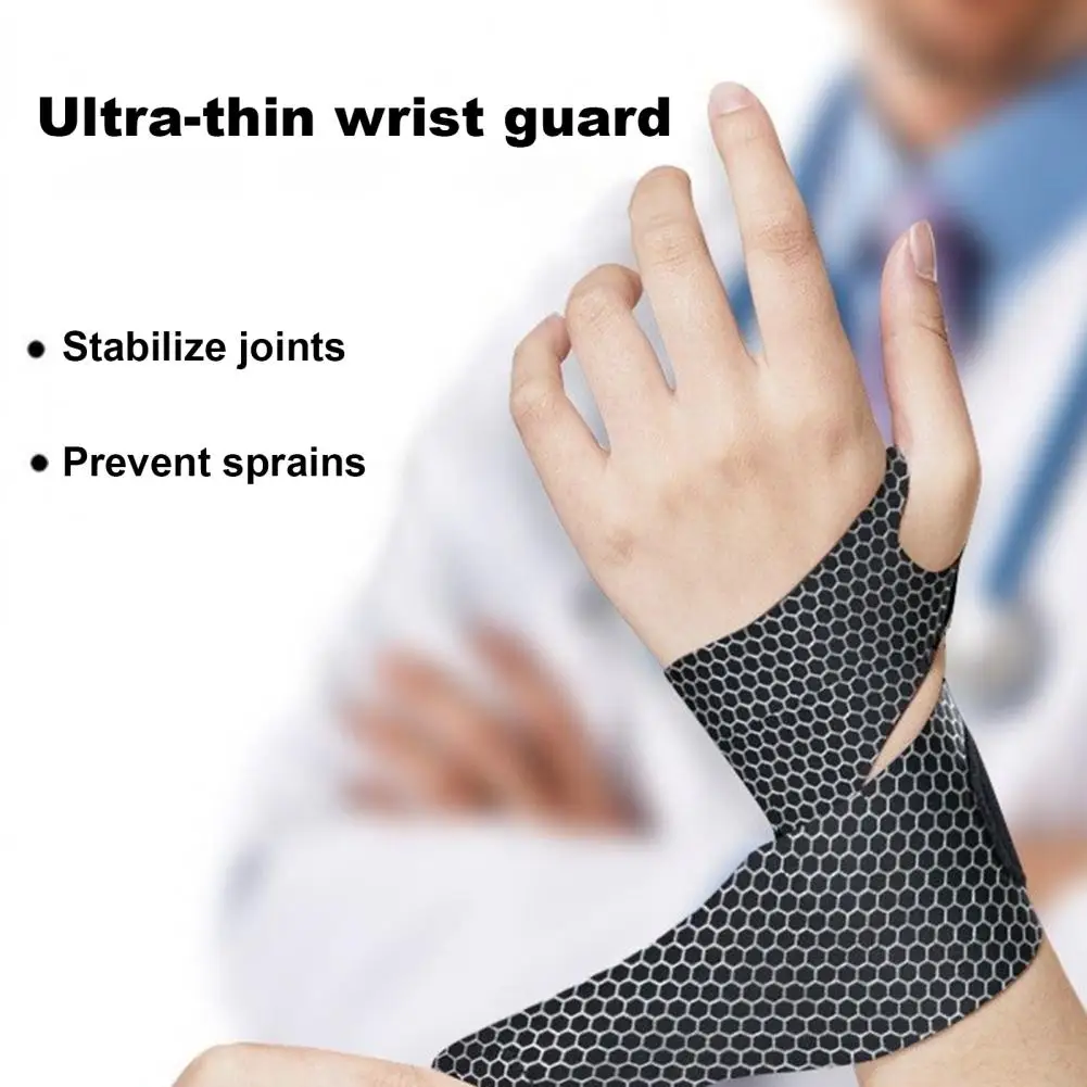 Lightweight Breathable Wrist Band for Active Lifestyles Breathable Thin Wrist Brace Support Adjustable Straps Wrist for Support