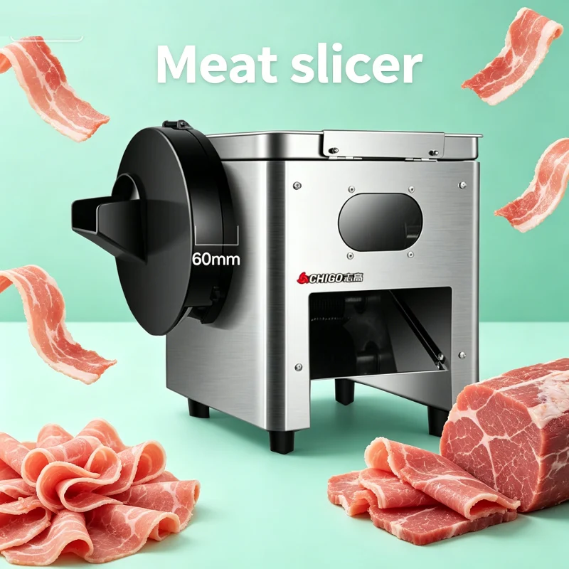 The latest household fully automatic lamb and beef slicer kitchen multifunctional vegetable slicer