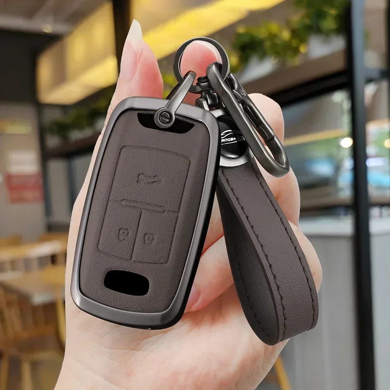 

Zinc Alloy Car Key Case Cover Protect For Chery Tiggo 3 5X 4 8 Glx 7 2019 2020 Arrizo For Cheri Tiggo 8 Car Key Holder Shell