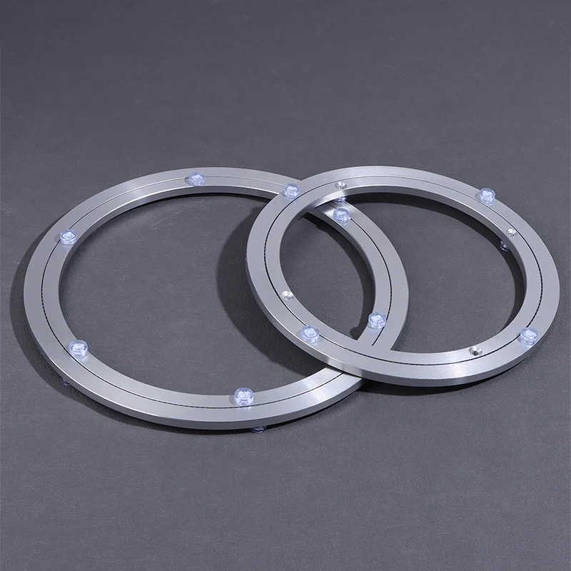 Smooth Swivel Plate Rotating Table Rotating Round 5/5.5/8/10/12 Inches Aluminum Ball Bearing Turntable Bearings Swivel Plate