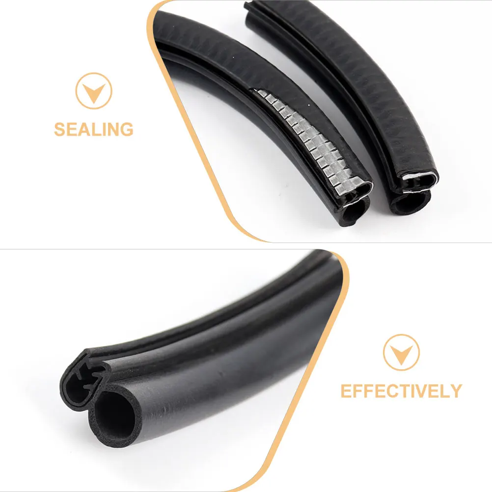 

Rubber Seal Strip 1m Windproof Bumper Guard Anti-collision Complex Car Trunk Sealing Protective Strips Auto Accessories