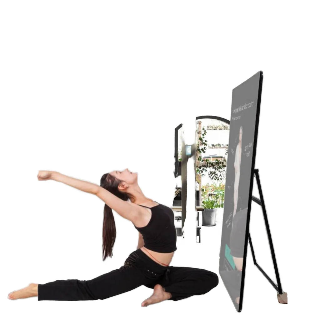 Smart A-Shape Fitness Mirror with Android Touch Screen 32