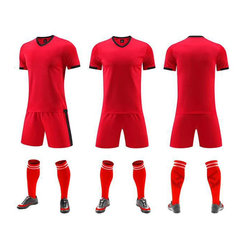 

Футбольная форма на заказ, тренировочная одежда для футбола, индивидуальная настройка логотипа, комплекты футбольной формы для взрослых и детей, с коротким рукавом