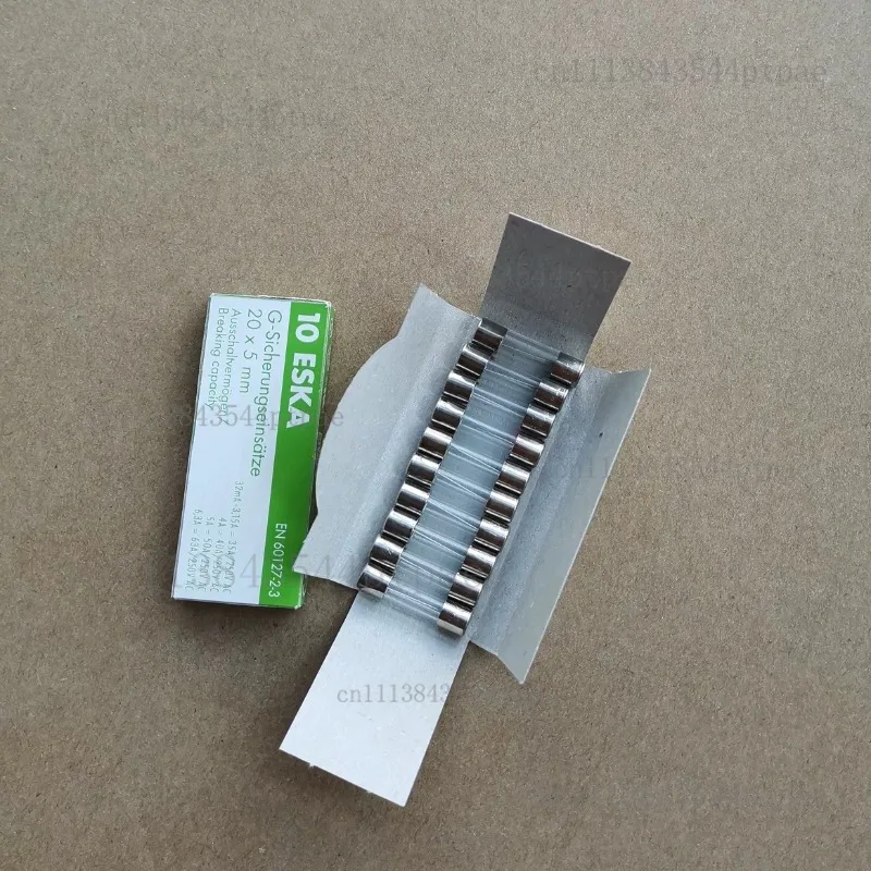 5*20 Slow-acting Time-delay Glass Tube Fuse T1l 250v, 10-pack (one Box)
